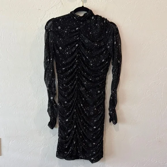 coco chanel mini black dress Light Up The Night Rhinestone Star Mini Dress main image 1